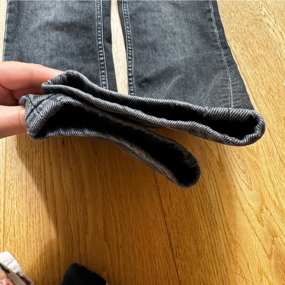 EVERLANE HIGH RISE SKINNY JEANS WASHED Black Denim -28 - Picture 15 of 17